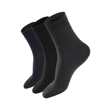 China Breathable Bamboo Socks XL-116 For Men Black Business Socks Men for sale