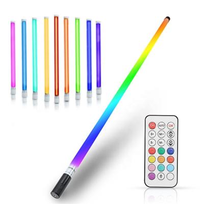 China Hotel factory custom logo remote control dimmable color changing T8 led tube rgb multicolor led tube lighting for sale