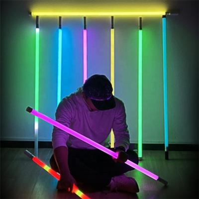 China Custom Portable Wireless Remote Control Battery Operated Neon Bar Theme Park Strip Light Home Decoration RGB Neon Lamp for sale