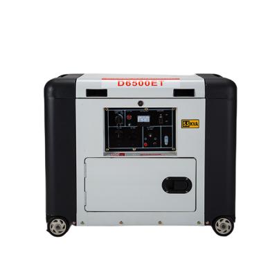 China WX5500E/WX6600E Diesel Manufacturer 5KW Electric Fuel Tank Warranty Silent Welding Generator for sale