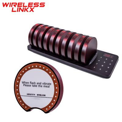 China Restaurant WirelessLinkx Restaurant Customer Guest Pager System Buzzers Queue System For Clinic Cafe Church Food Truck for sale