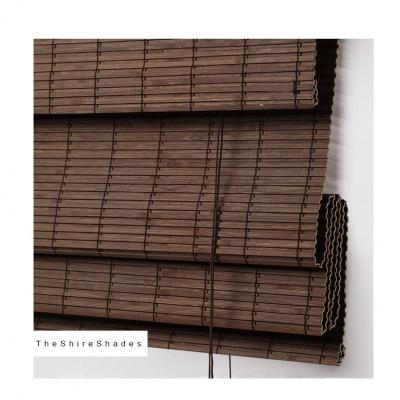 China Natural Material Matches Wooden Woven Waterproof Bamboo Lamp Shades for Living Room Furnishing for sale