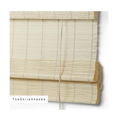 China Natural Material Customized Natural Woven Wood Matches Bamboo Curtains Blinds With Promotion Price for sale