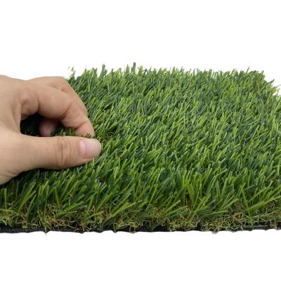 China Landscaping Factory Cheap Price Hebei Green Brown Thick Supporting Artificial Grass Free Samples For Skiing for sale