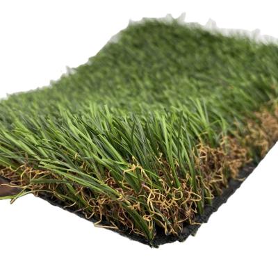 China Landscaping Cafe Mixed Green Color Landscaping Soft Artificial Turf 25mm Grass 30mm for sale