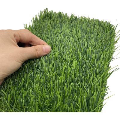 China Landscaping 30mm China Plant Wall Decor Water Proof Natural Dark Green Garden Use Artificial Grass for sale