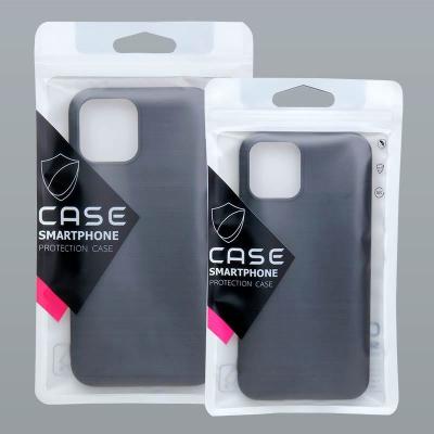 China Recyclable Custom LOGO Printing Plastic Bag Package Phone Case Bag Retail Customized Phone Case Packaging for Protective cases for sale