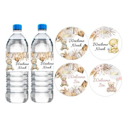 China Waterproof Customize PVC PET PP Adhesive Labels for Different Types of Mineral Water Bottle shrinkable sleeve for glass bottle for sale