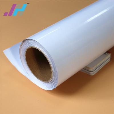 China Advertising Printing Hot Sales White Printable Glossy Adhesive Vinyl For Printers for sale