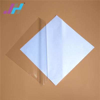 China Outdoor Advertising Clear 80micron/120gsm PVC Vinyl For Outdoor Advertising Window for sale