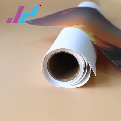 China Eco-Friendly Green Matte Blank Inkjet Printing Polyester Material Glossy Canvas For Latex Printing for sale