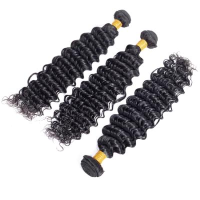 China Wholesale Virgin Brazilian Deep Wave Cuticle Aligned Indian Hair Deep Wave 9A Grade Hair Bundles for sale