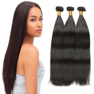 China Suttie silky straight hair raw virgin wave cuticle aligned brazilian hair straight 3 bundles with headband for sale