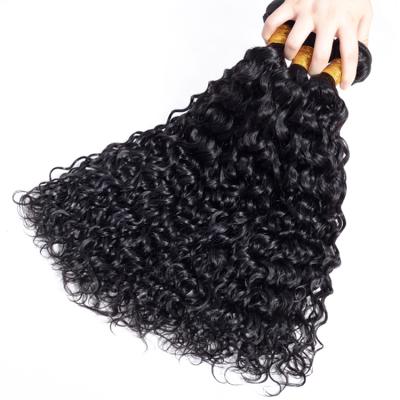 China hot sale water wave human hair 100 remy hair weave brazilian virgin hair bundles/weave for sale