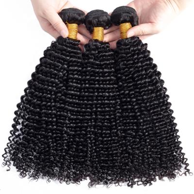 China Water Wave Kinky Curly Hair Weave Bundles Well Curved 100% Brazilian Remy Human Hair Extensions Hair Weave Water Wave for sale