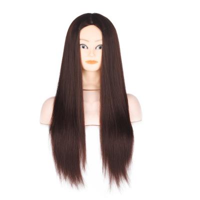 China 100% real silky straight wave hair mannequin training head sold by manufacturers for sale