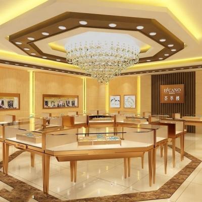 China Hot New Product Display Goods Jewelry Store Custom Design Jewelry Store Advertising Fixture for sale