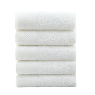 China Wholesale QUICK DRY white cotton towel luxury bath towel set gift box can embroider words for free for sale