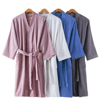 China QUICK DRY cotton bathrobe hotel terry bathrobes for hotels for sale