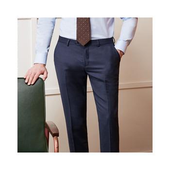 China MTM Breathable Men's Classic Custom Made Pants For Tailor Shop Bespoke 100% Wool Suit Breeches For Man Business Formal Breeches for sale