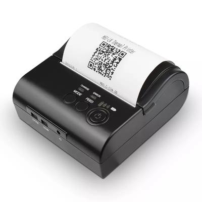 China 8001 Mini Size 80Mm Thermal Printer For Smartphone And Laptop Black And White Bt+Usb for sale