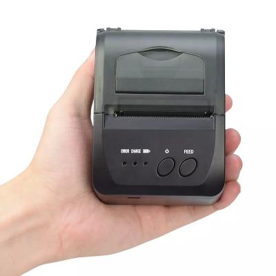 China 5809DD Black And White POS 58Mm Bluetooth Mini Receipt Printer With Rechargable Cheap Portable Thermal Battery for sale