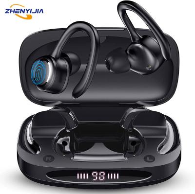 China Ear Hook S17 TWS Ear Radio Dual Sports P.J. Voice Reduction Low Latency Wireless Earphone Earbuds With Hook Charging Cases for sale