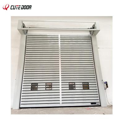 China High Performance Impact Resistance Waterproof Automatic Hard High Speed ​​Spiral Garage Door for sale