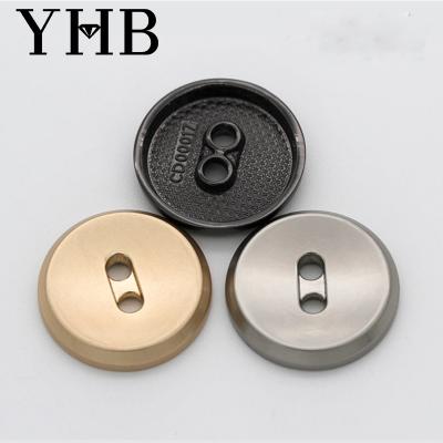 China Dry Cleaning Brass Button with Brass Tin Color for Pants for sale