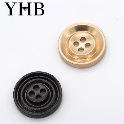 China Instant dry cleaning button in various colors, brass hardware button for coat and jacket for sale