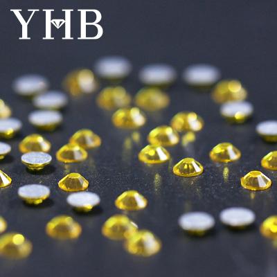 China Rhinestone Craft Supply YHB Factory Price Wholesale DMC Hotfix Rhinestones Hot Fix Rhinestone For Iron On Crystal Design for sale