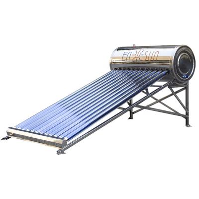 中国 Outdoor Pressure Non Compact Solar Water Heater With Food Grade SUS304 Stainless Steel Tank For Domestic Hot Water 販売のため