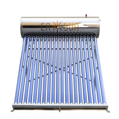 中国 150L low pressure outdoor vacuum tube solar water heater 販売のため