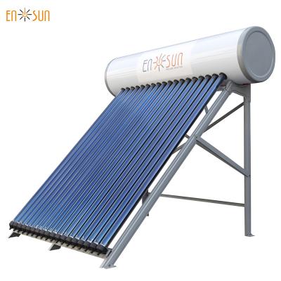 Chine Hotel chinese thermodynamic evacuated small tube water heater gyser solar system 120L à vendre