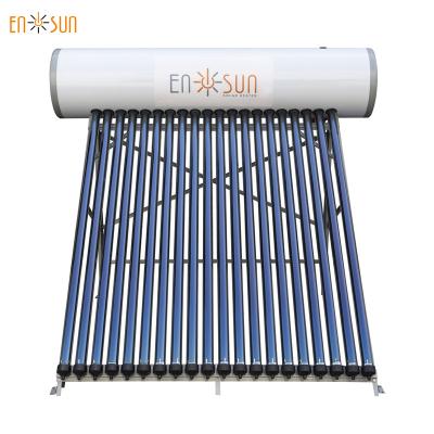 China Outdoor high quality 200L 20tubes pressured solar water heater à venda