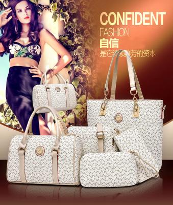 China New Fashion Bags Handbag Set Handbag 6 Pcs Lady Set Bag Women for sale