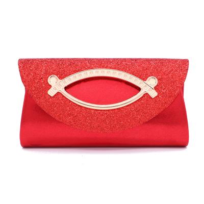 China New design clutch bag evening ladies daily life clutch bag leather bride clutch bag for sale