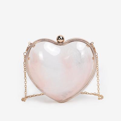 China Fashion Love Wholesale Acrylic Jelly Bag Girl Bag New Acrylic Transparent Type The Same Alien Jelly Bags for sale