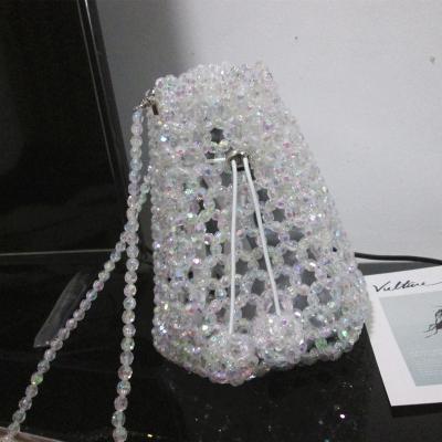 China Korean style creative Korean style beaded shoulder bag beaded shoulder bag beaded bag woman for sale