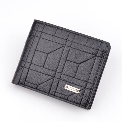 China Retro Slim Student Wallet Horizontal Wallet Short Wholesale Anti-theft Wallet for sale