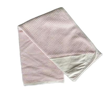 China PORTABLE Soft Cotton Knit Baby Organic Cotton Blanket Wholesale Blanket New Arrival for sale