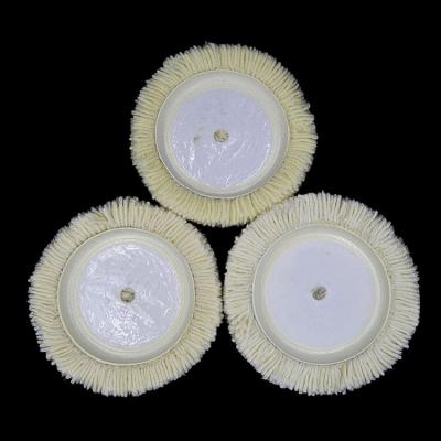 China Bodies thickened wool polishing pad for electronic product work mirror wool wheel polishing concave polishing wheel for sale