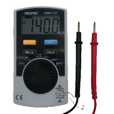 China TECPEL DMM-113C Small Size 3999 Multi Counts Meter DMM-113C for sale