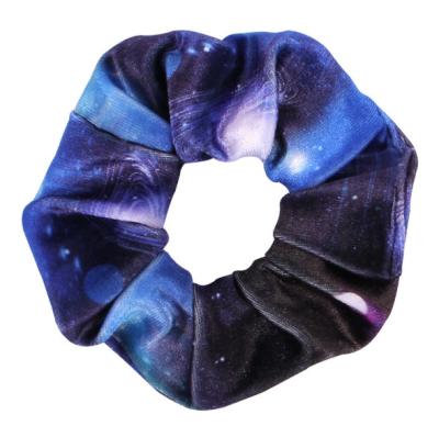 China Wholesale High Quality Amazon Solid Color Fashionable Silk Hair Scrunchies Elastic Hair Scrunchies In Various Colors for sale