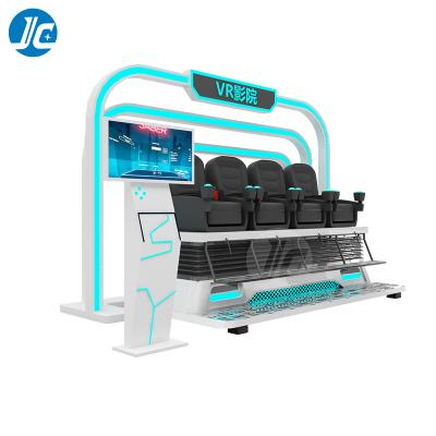 China ALLOY 2022 hot vr theme park 4 players vr machines 9d virtual reality cinema roller coaster simulator 9d vr cinema for sale