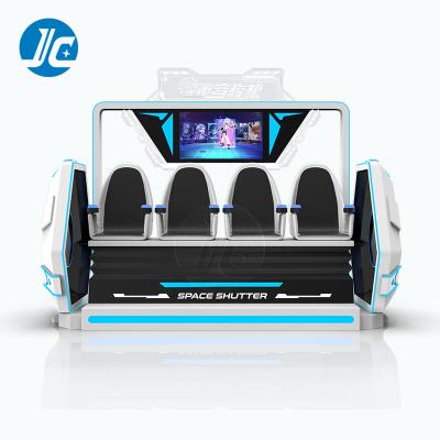 China 2022 ALLOY amusement park vr 9d cinema motion chair roller coaster 3d 4d 5d 9d 7d motion chair vr 4 seats for sale