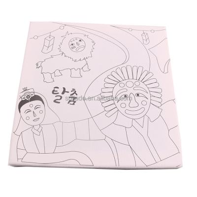 China 2021 Hot Selling Non-Toxic Creative Durable DIY Canvas Panels With Outline Artist Painting for sale