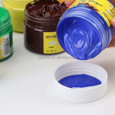 China Nox-toxic Water Based Acrylic Paints For Artist Colors 120ml Painting OEM Sets Loose Packing for sale