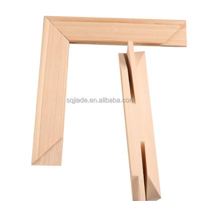 China Hotsale Low Price 1.7*3.0cm Environmental Pine Wood Frame Stretcher Inner Bar For Stretched Canvas for sale