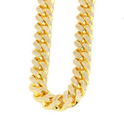 China Awesome Hiphop Jewelry Gold Necklace Jewelry Women 20 Grams Gold Necklace Designs for sale